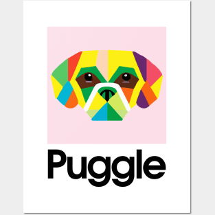 Puggle Dog Owner Vintage Funny Puggle Posters and Art